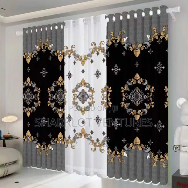 3 PCS Elrantic Customized Room Curtains - 1