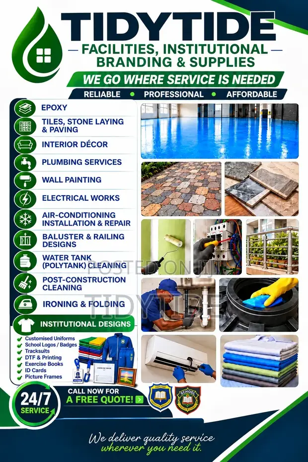 Tidytide Facilities Maintenance & Institutional Branding - 1