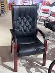 Executive Office Chair - Black Leather - 2