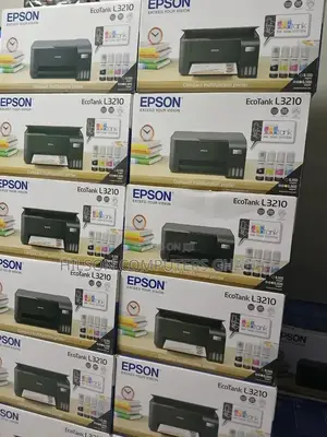 Epson EcoTank L3210 A4 All-in-One Ink Tank Printer - Black