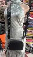 Quality Ladies Side/Waist Bag With Long Strap - 1