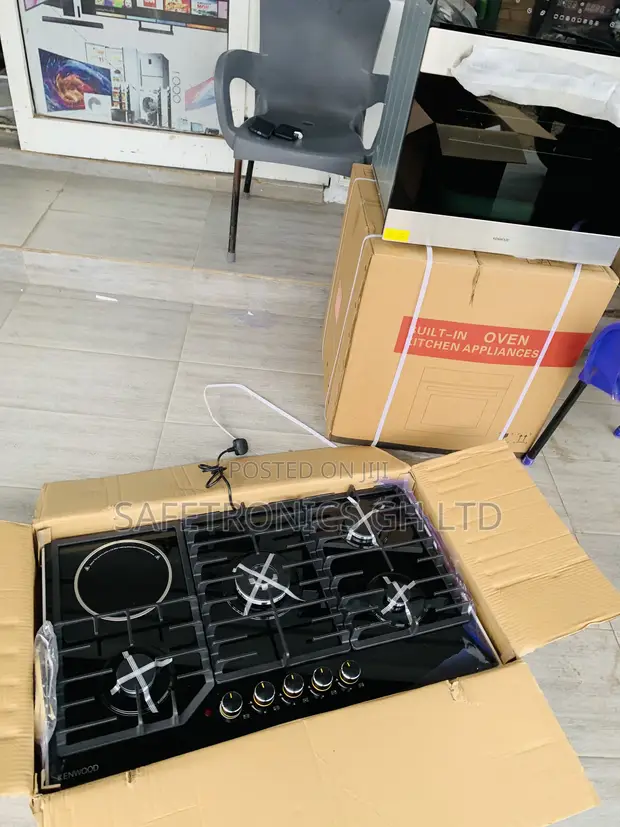 Kenwood 90cm 4 Gas + 1 Electric Inbuilt Hob - 1