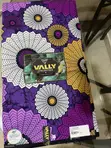 Vibrant Purple and Gold African Print Fabric - 6 Yards - 3