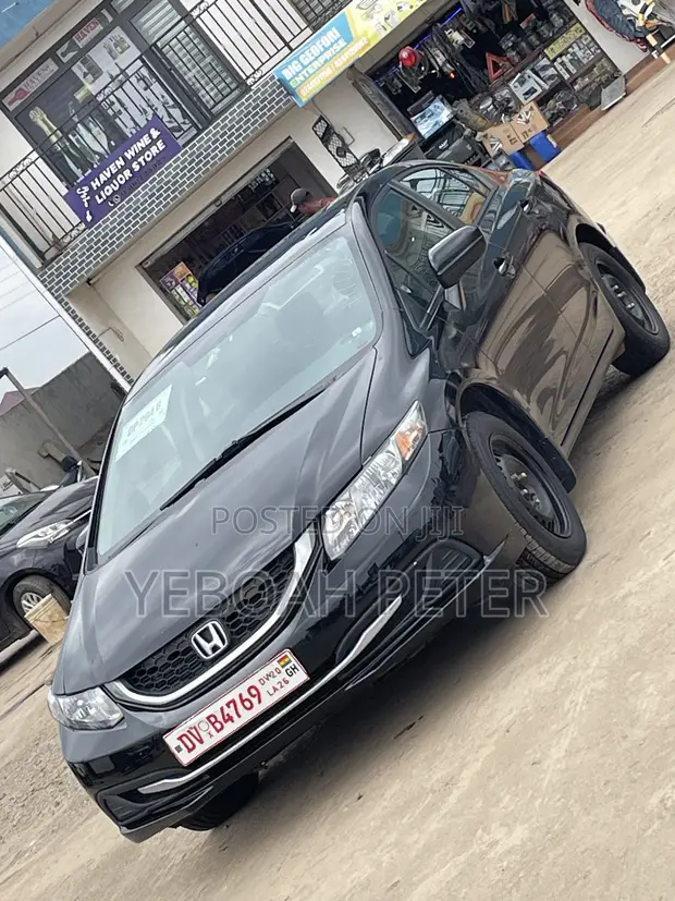 Honda Civic 2015 Black - 1