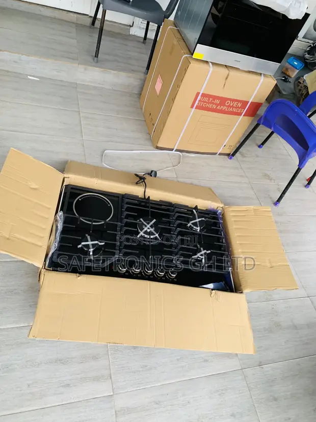 Kenwood 90cm Inbuilt Hob: 4 Gas + 1 Electric - 1