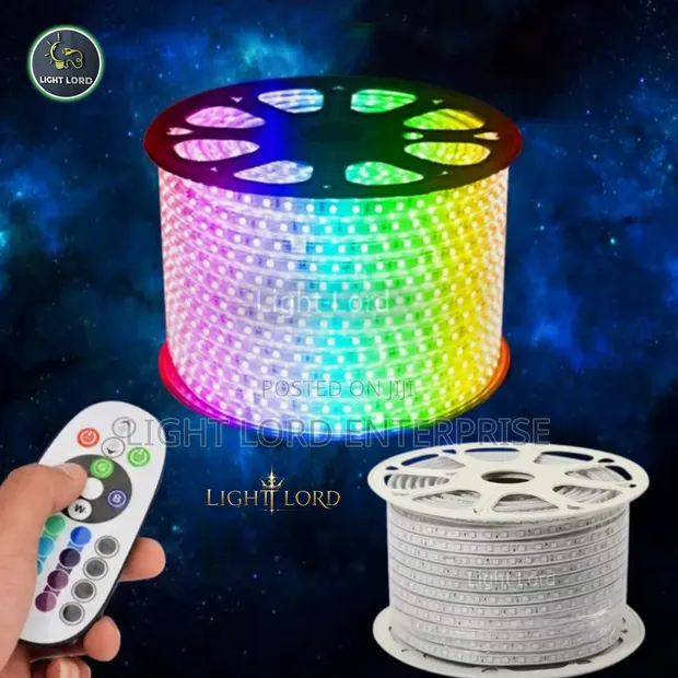 Dolls Eye Rainbow Rope Light - 100m - 1