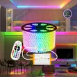 10m Cuttable RGB LED Strip with Remote Control - 1
