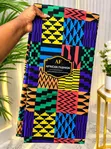 African Print Fabric - 100% Cotton (6 Yards) - 5