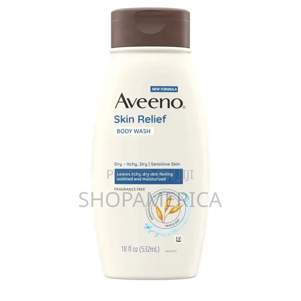 Aveeno Skin Relief Body Wash Fragrance-Free - 1