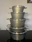 10-Piece Premium Granite Cookware Set - 4