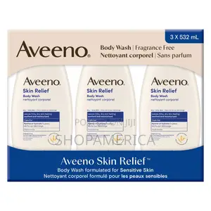 Aveeno Skin Relief Body Wash (3 x 532ml)