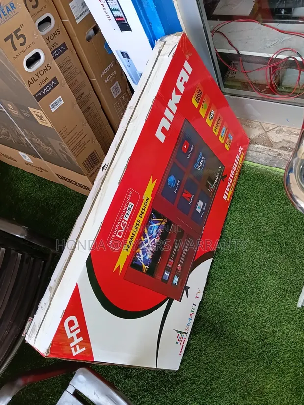 Nikai 43" Smart Android TV with Netflix & YouTube - 1