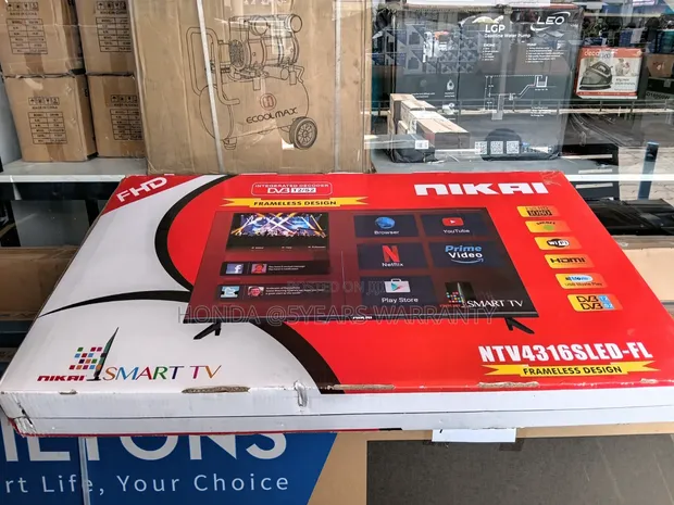 Nikai 43" Smart TV - Brand New with 1 Year Warranty - 1