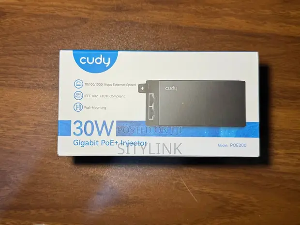 Cudy 30W Gigabit PoE+ Injector (Model: POE200) - 1