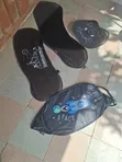 Kids Pop-Up Space Rocket Toy Storage Hamper & Car Sun Shades - 1