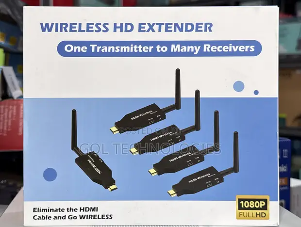 HDMI Wireless Extender: 1 Transmitter to Many Receivers - 1