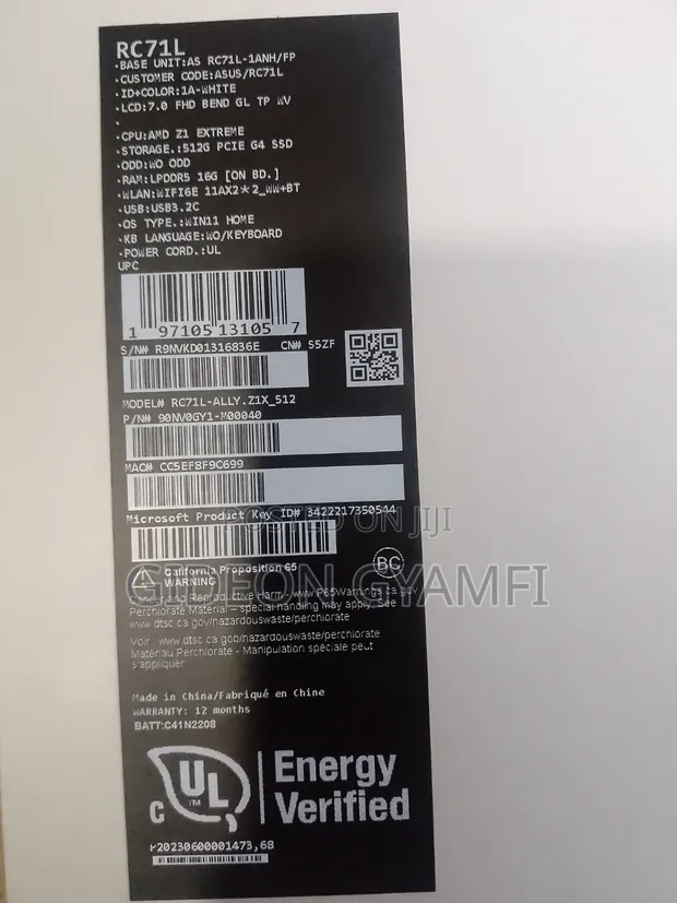 Asus ROG Ally Z1 Extreme - 1