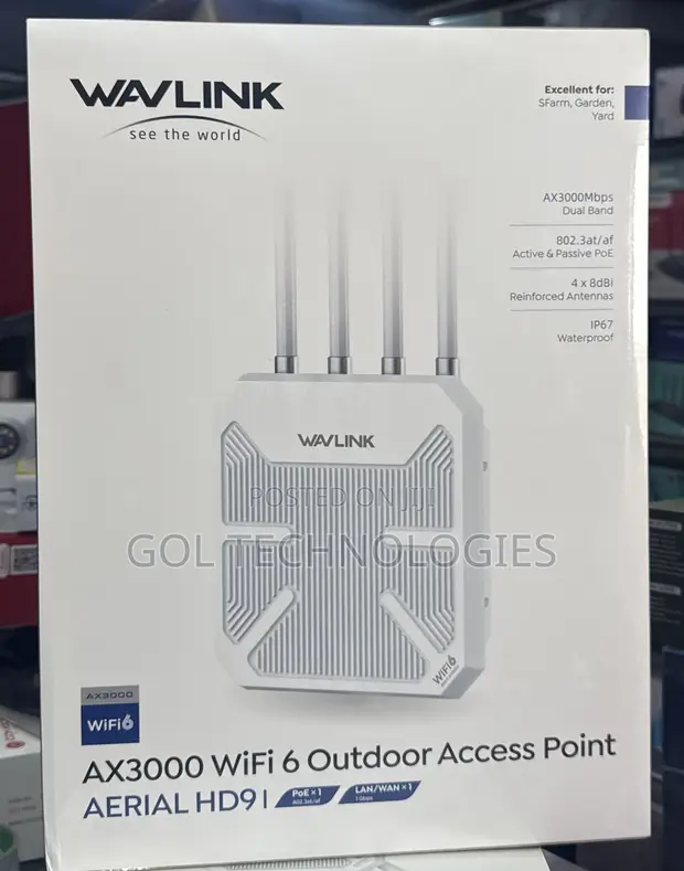 WAVLINK AX3000 WiFi 6 Outdoor Access Point WV-WN573HX3 - 1