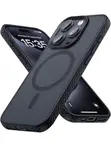 Lamicall Magnetic Case for iPhone 15 Pro - Black - 1