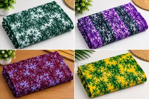 Handmade Tie-Dye Fabric - 100% Cotton
