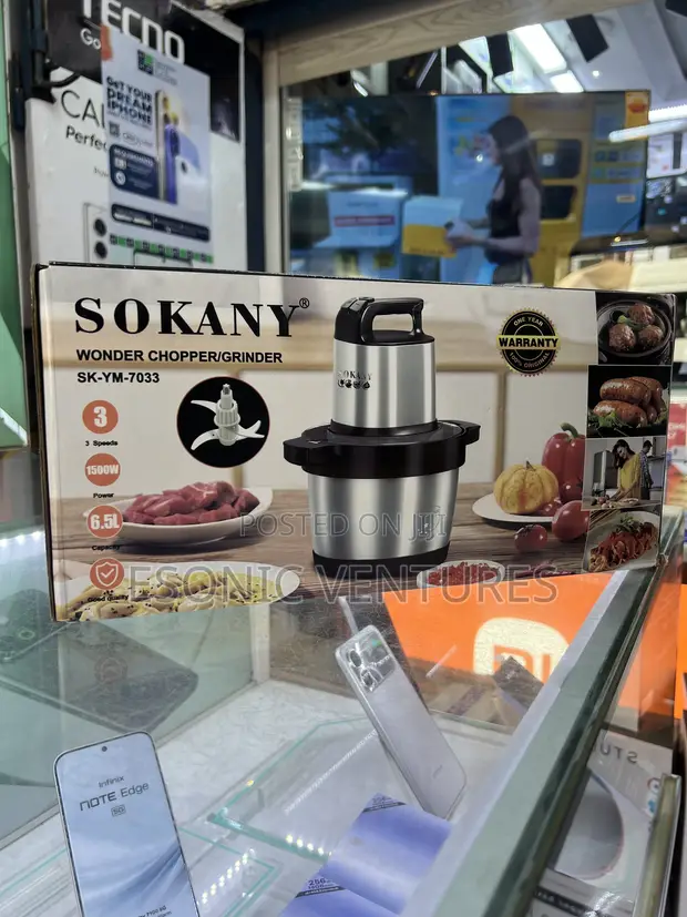 Sokany Fufu Machine 6.5L - 1