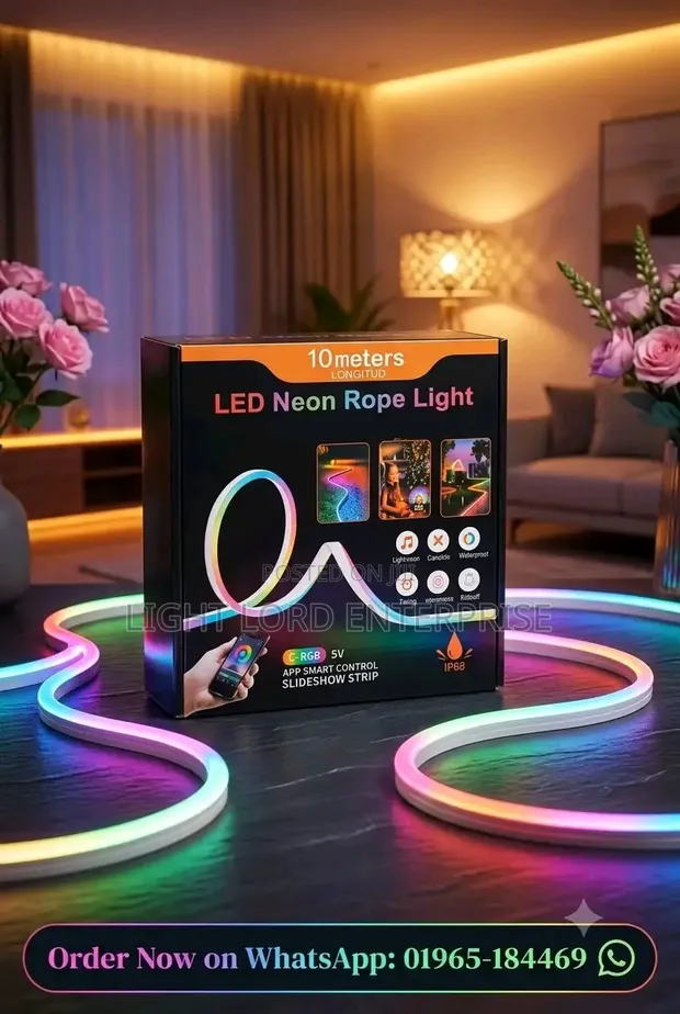 5V RGBIC Neon LED Strip Lights - 5 Meters - 1