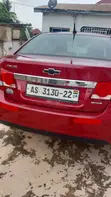 Chevrolet Cruze 1LT Sedan 2014 Red - 3