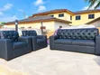 Luxury Diamond-Tufted 3-Piece Sofa Set - 4