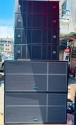 RCF & Martin Audio Line Array Speakers (Pair RCF Bass, 2 Pairs Martin Audio 10-inch) - 1