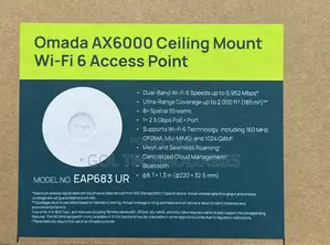 TP-Link Omada AX6000 WiFi 6 Access Point EAP683UR
