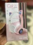 Cat Ear Bluetooth Headphones - Pink - 2