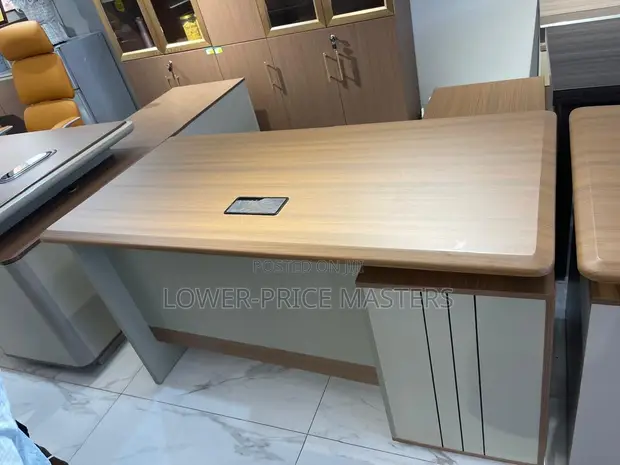 L-Shaped Executive Office Desk - 1