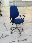 Royal Comfort Office Chair - Blue Fabric - 2