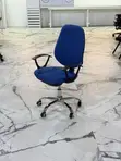 Royal Comfort Office Chair - Blue Fabric - 3