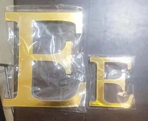3D Alphabet Sticker - 10cm
