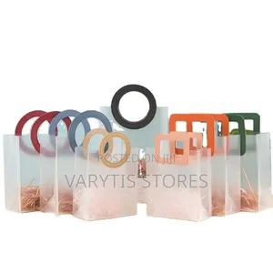 10pcs Transparent Tote/Party Bags for Gift Packaging