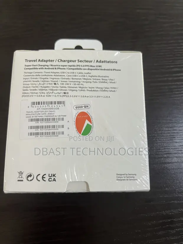 Original Samsung Android Type-C Fast Charger (25W) - 1