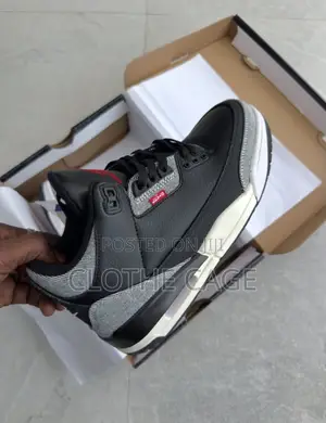 Levi's x Air Jordan 3 Retro SP 'Black Denim'