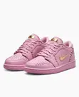 Air Jordan 1 Low Method of Make - Medium Soft Pink / Metallic Gold - 1