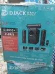 DJACK Star D-6030+ 3.1 X-Bass Cinema Speaker System with FM Radio & Remote - 3