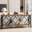 Console Table (180cm) Light Brown - 1
