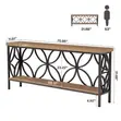 Console Table (180cm) Light Brown - 2
