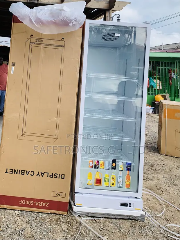 New Zara-600df 1 Door 591 Liters Display Glass Fridge - 1