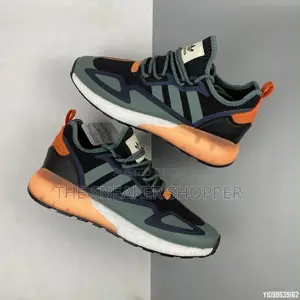 Adidas ZX 2K Boost Sneakers - Trace Green / Orange