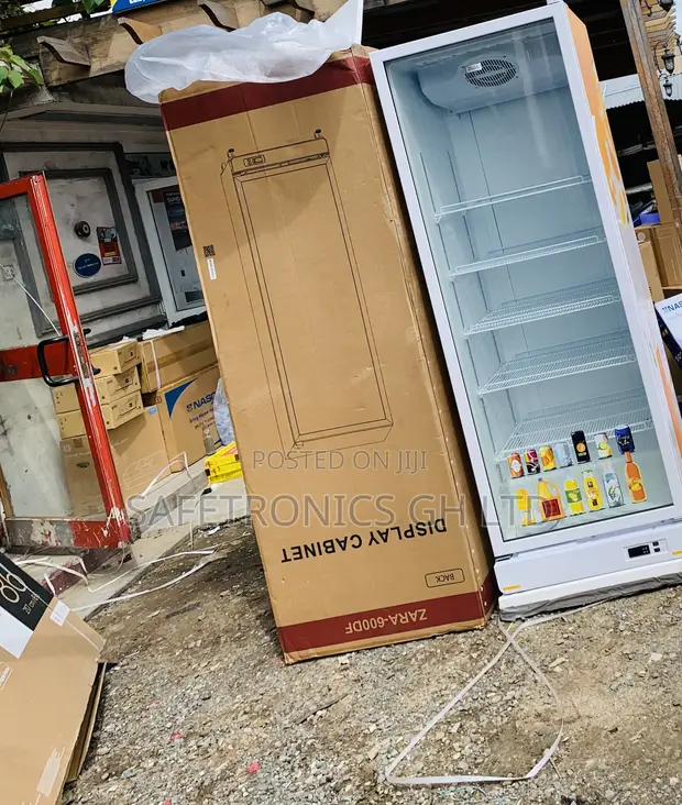 Zara-600DF Glass Display Fridge - 591 Liters - 1