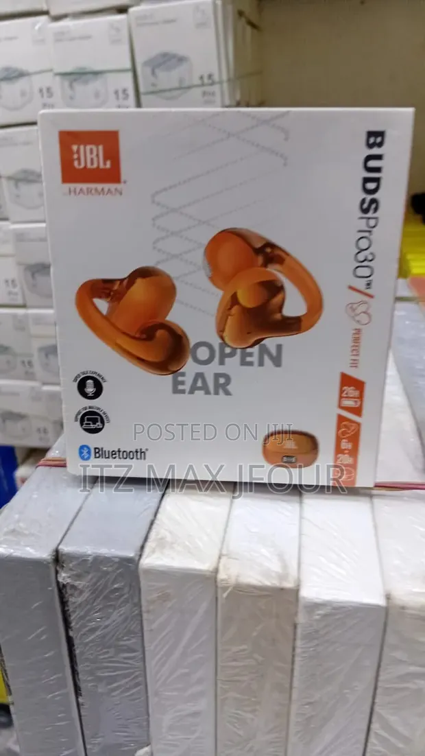 JBL Pro40 Open-Ear Clip-On Wireless Earbuds - 1