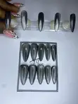 Handmade Cat Eye Press On Nails - 2