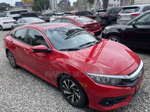 Honda Civic EX Sedan 2018 Red - 1