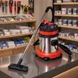 15L 1000W Wet Dry Vacuum Cleaner - Stainless Steel - 2