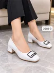 Women's Elegant Block-Heel Pumps - 1